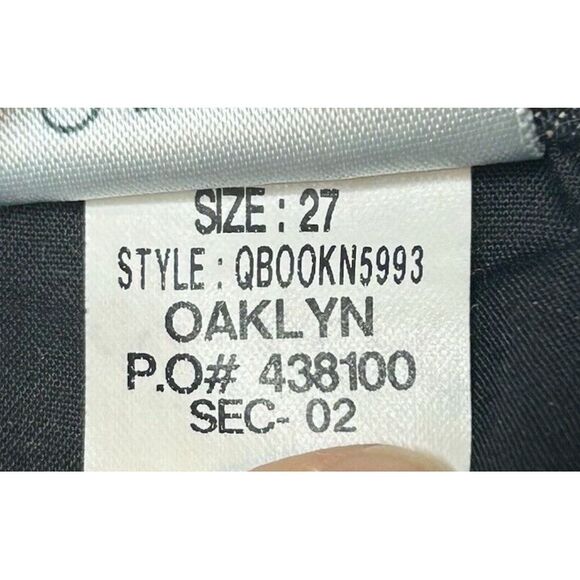 Joe's Womens Size 27 Oaklyn High Rise Straight Ankle Dark Wash‎ Stretch Jeans - Picture 10 of 14